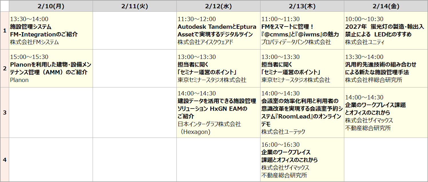 ２月第２週